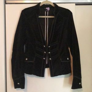 WHBM Black military jacket
